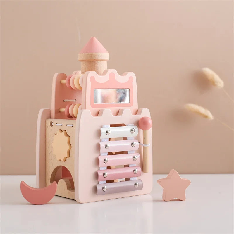 Schloss- und Haus-Puzzle-Spielzeug für Babys, Früherziehungszubehör und Babygeschenke