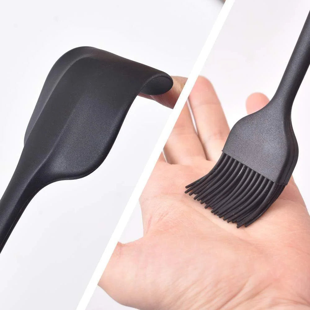 All-in-one Silicone Scraper Brush Spatula 6-piece Silicone Baking Kit Baking Tools