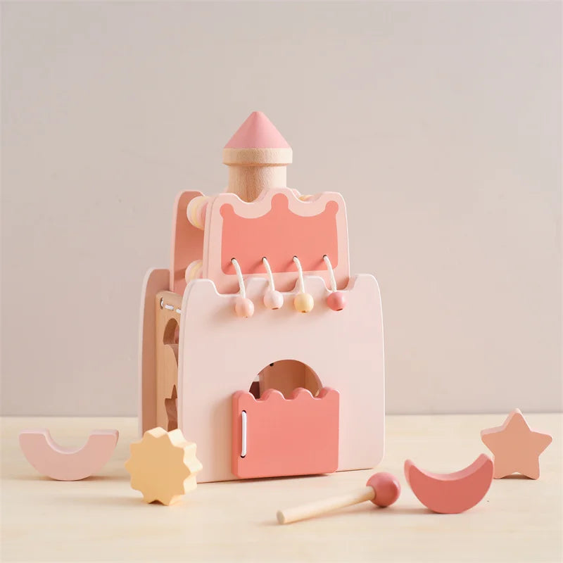 Schloss- und Haus-Puzzle-Spielzeug für Babys, Früherziehungszubehör und Babygeschenke