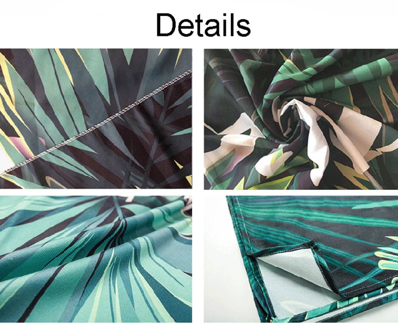 Misty Forest Tapestry Natural Landscape Room Wall Decoration Blanket Tropical Rainforest Bedroom Living Room Background Fabric