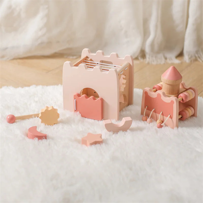 Schloss- und Haus-Puzzle-Spielzeug für Babys, Früherziehungszubehör und Babygeschenke
