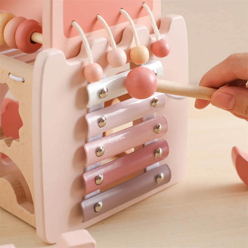 Schloss- und Haus-Puzzle-Spielzeug für Babys, Früherziehungszubehör und Babygeschenke