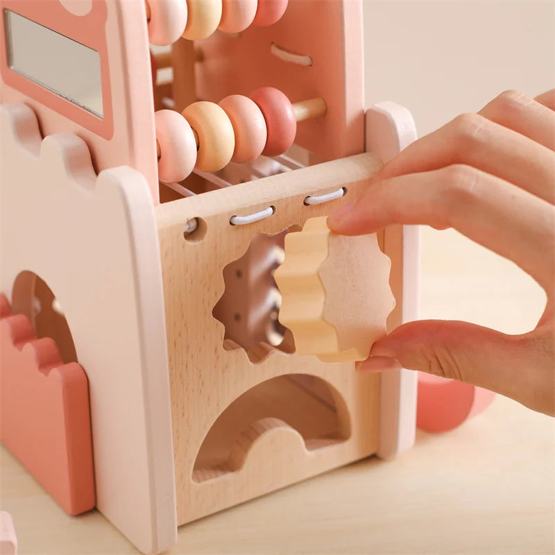 Schloss- und Haus-Puzzle-Spielzeug für Babys, Früherziehungszubehör und Babygeschenke