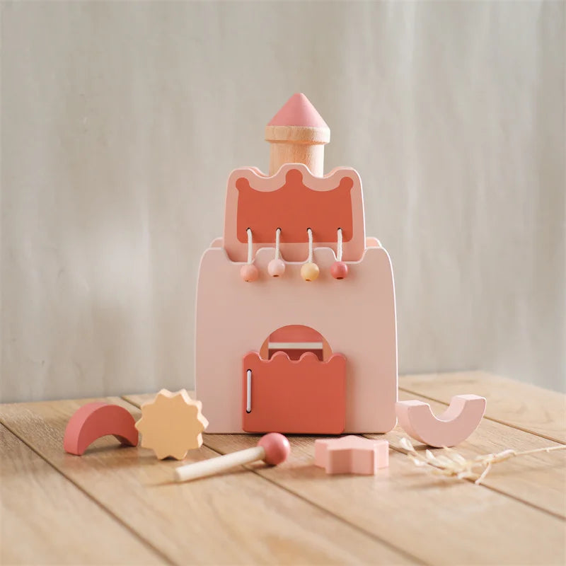 Schloss- und Haus-Puzzle-Spielzeug für Babys, Früherziehungszubehör und Babygeschenke