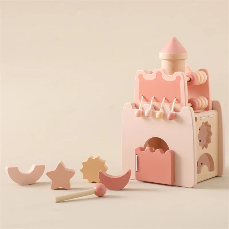 Schloss- und Haus-Puzzle-Spielzeug für Babys, Früherziehungszubehör und Babygeschenke