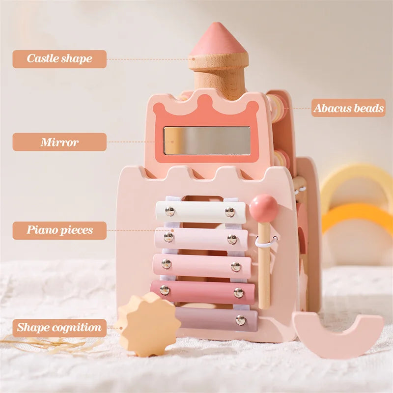 Schloss- und Haus-Puzzle-Spielzeug für Babys, Früherziehungszubehör und Babygeschenke