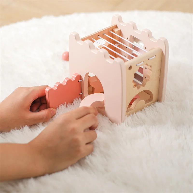 Schloss- und Haus-Puzzle-Spielzeug für Babys, Früherziehungszubehör und Babygeschenke