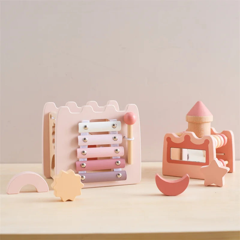 Schloss- und Haus-Puzzle-Spielzeug für Babys, Früherziehungszubehör und Babygeschenke