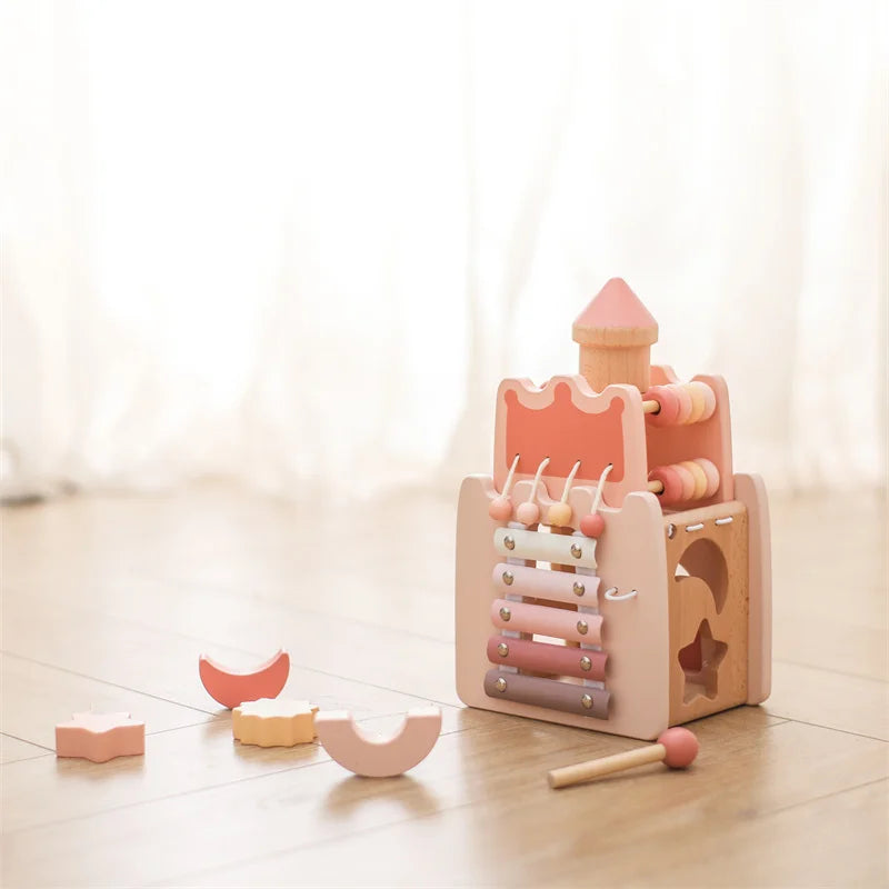 Schloss- und Haus-Puzzle-Spielzeug für Babys, Früherziehungszubehör und Babygeschenke