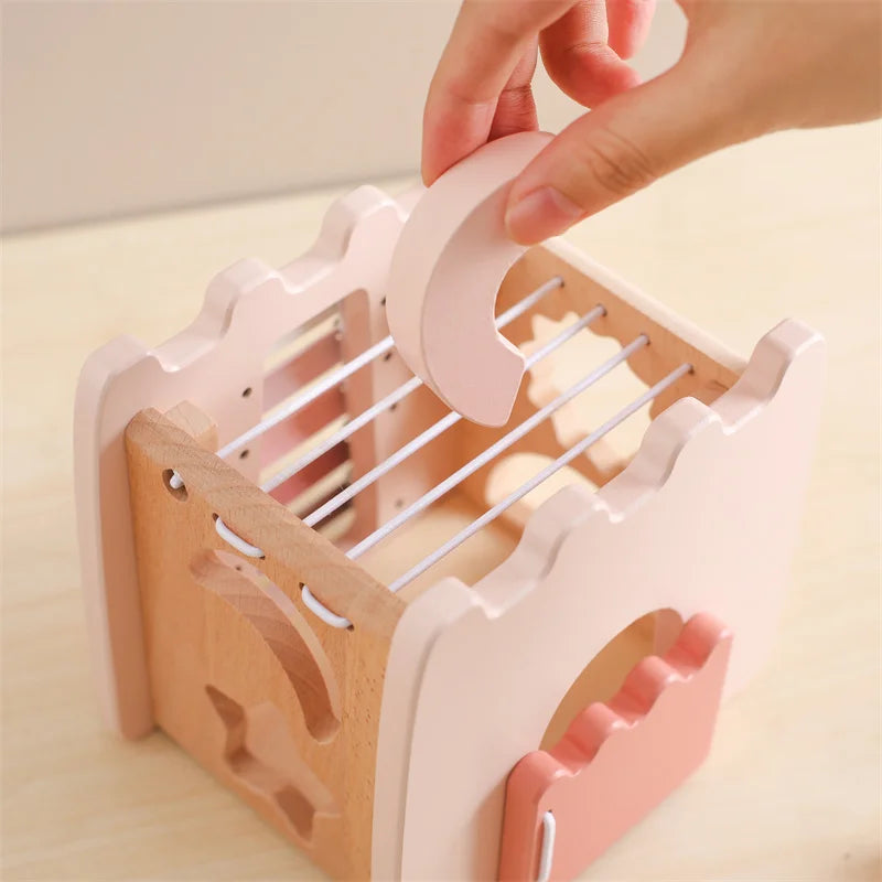 Schloss- und Haus-Puzzle-Spielzeug für Babys, Früherziehungszubehör und Babygeschenke