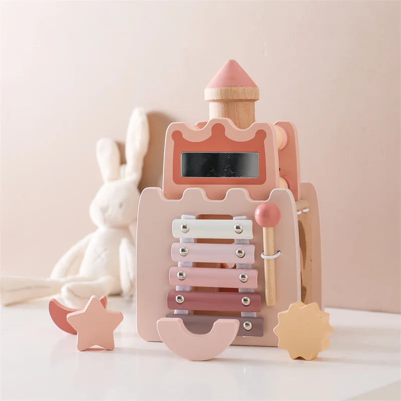 Schloss- und Haus-Puzzle-Spielzeug für Babys, Früherziehungszubehör und Babygeschenke
