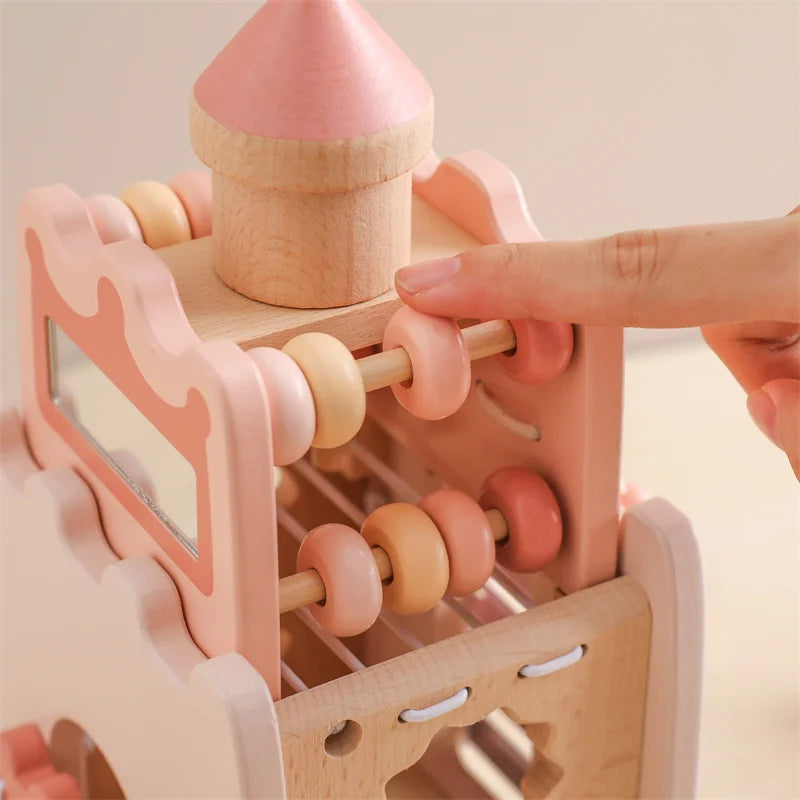 Schloss- und Haus-Puzzle-Spielzeug für Babys, Früherziehungszubehör und Babygeschenke
