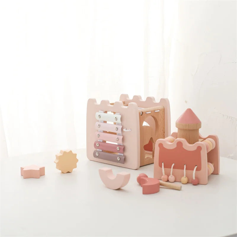 Schloss- und Haus-Puzzle-Spielzeug für Babys, Früherziehungszubehör und Babygeschenke