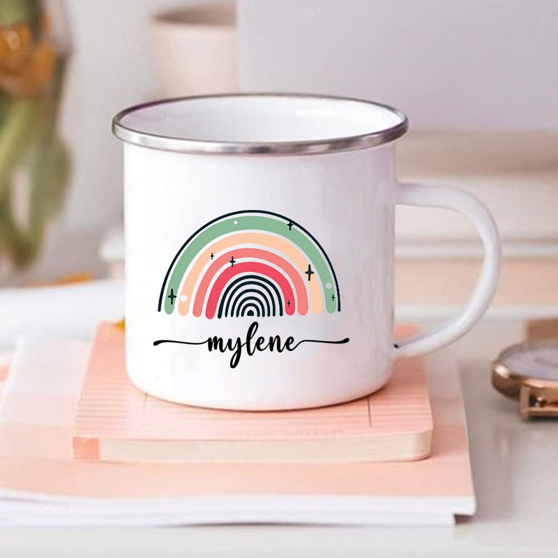Personalisierter Becher Regenbogen