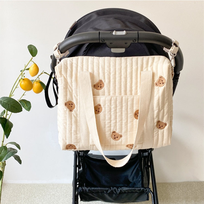 Wickeltasche aus Baumwolle