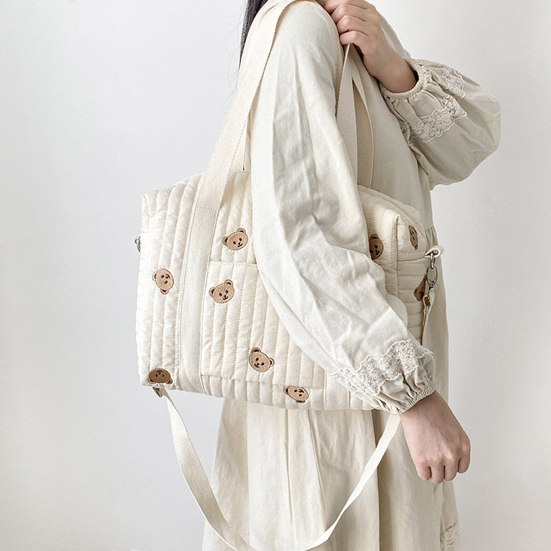 Wickeltasche aus Baumwolle