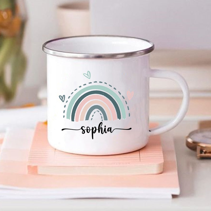 Personalisierter Becher Regenbogen