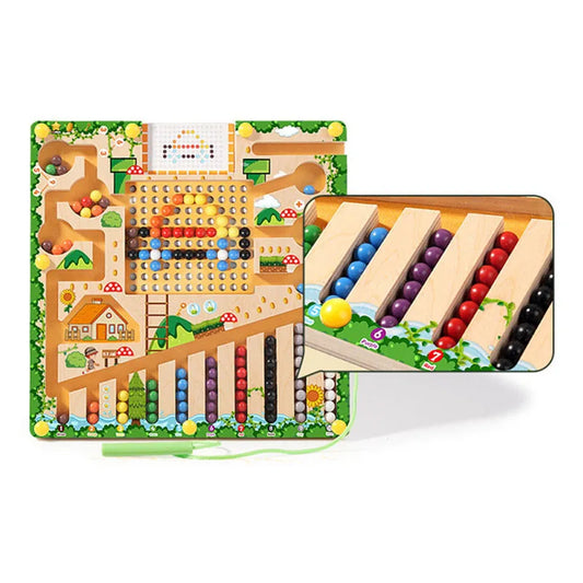 Magnetisches Sortierspiel Montessori Puzzle